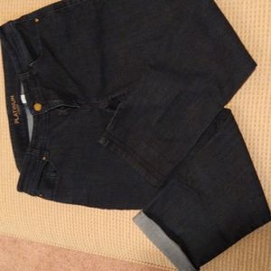 Chico's platinum crop jeans